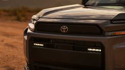 Front end of the 2026 Toyota RAV4 Woodland