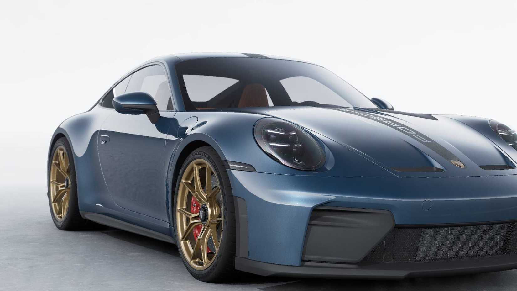 Vista lateral de um Porsche 911 GT3 Touring 2026