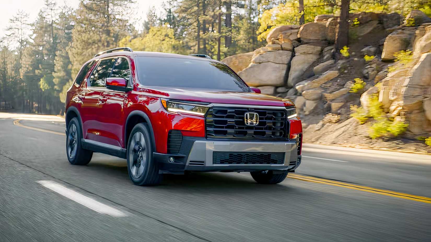 Piloto Honda 2026 na estrada