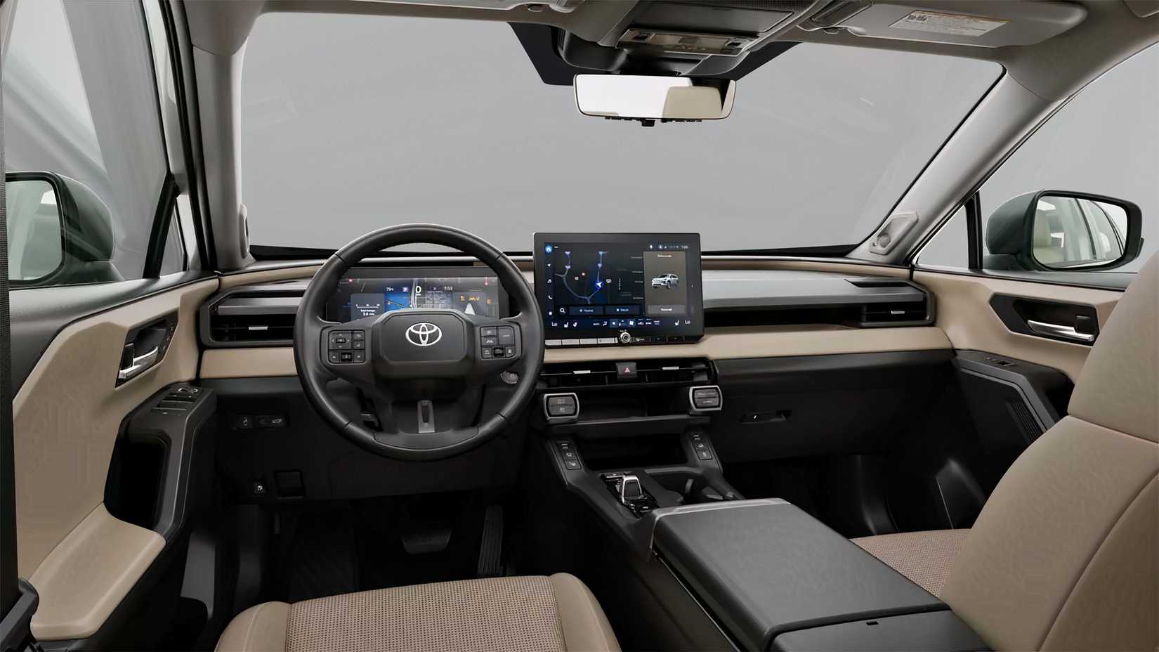 Interior of a 2026 Toyota RAV4 Hybrid Limited