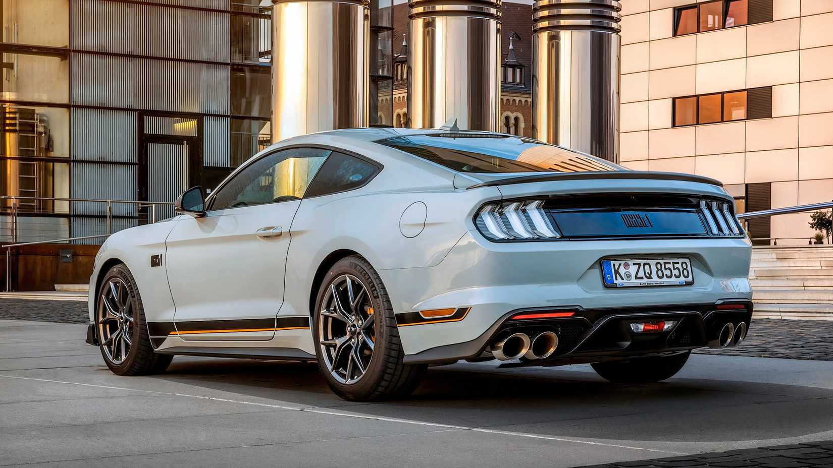 gray 2022 Ford Mustang Mach 1