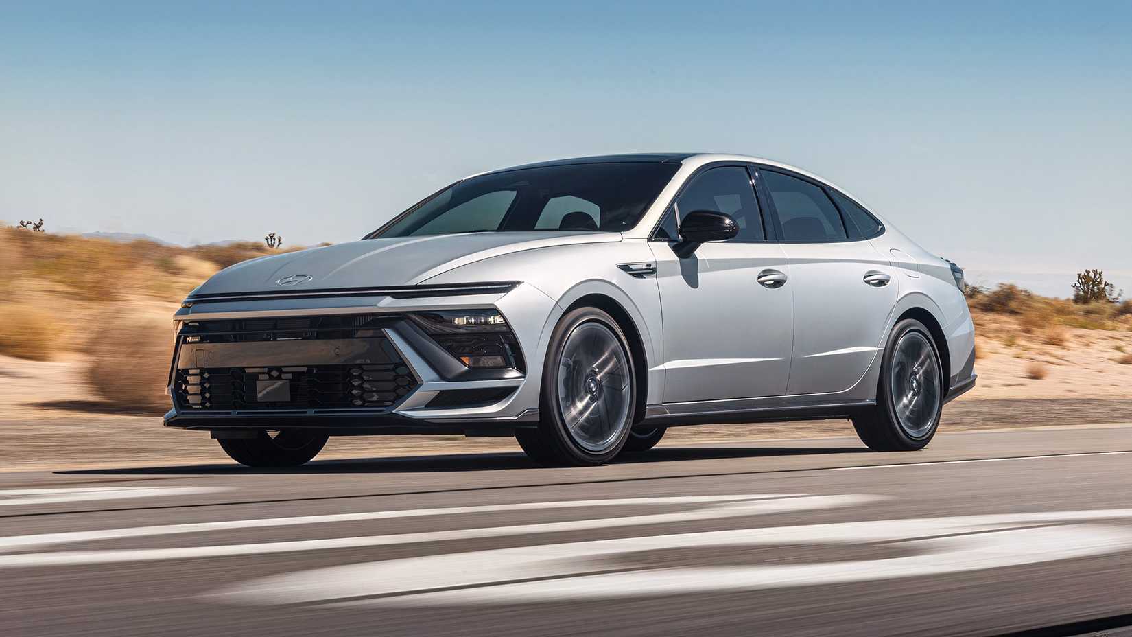 2026 Hyundai Sonata N Line front 3/4
