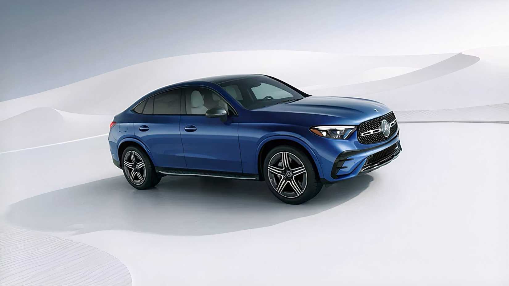 2026 Mercedes-Benz GLC Coupe in blue