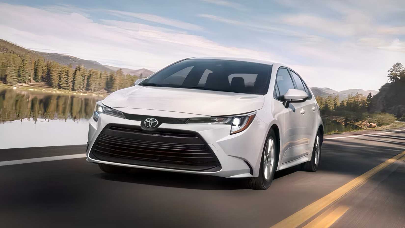 2026 Toyota Corolla Sedan front action shot