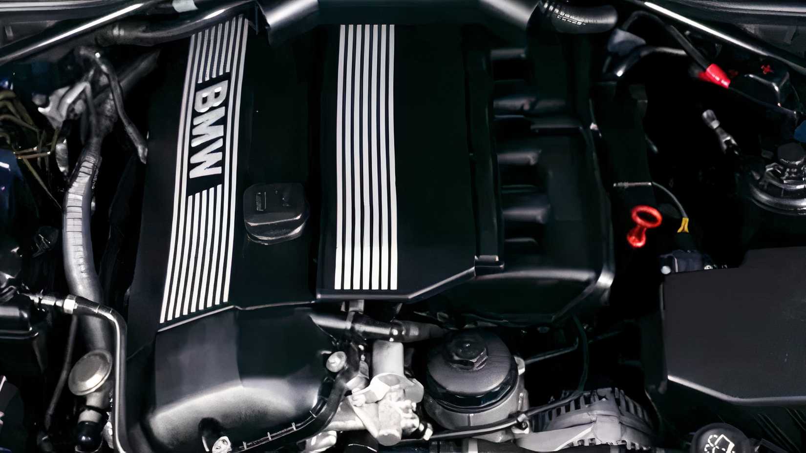 2004 BMW 530i engine bay