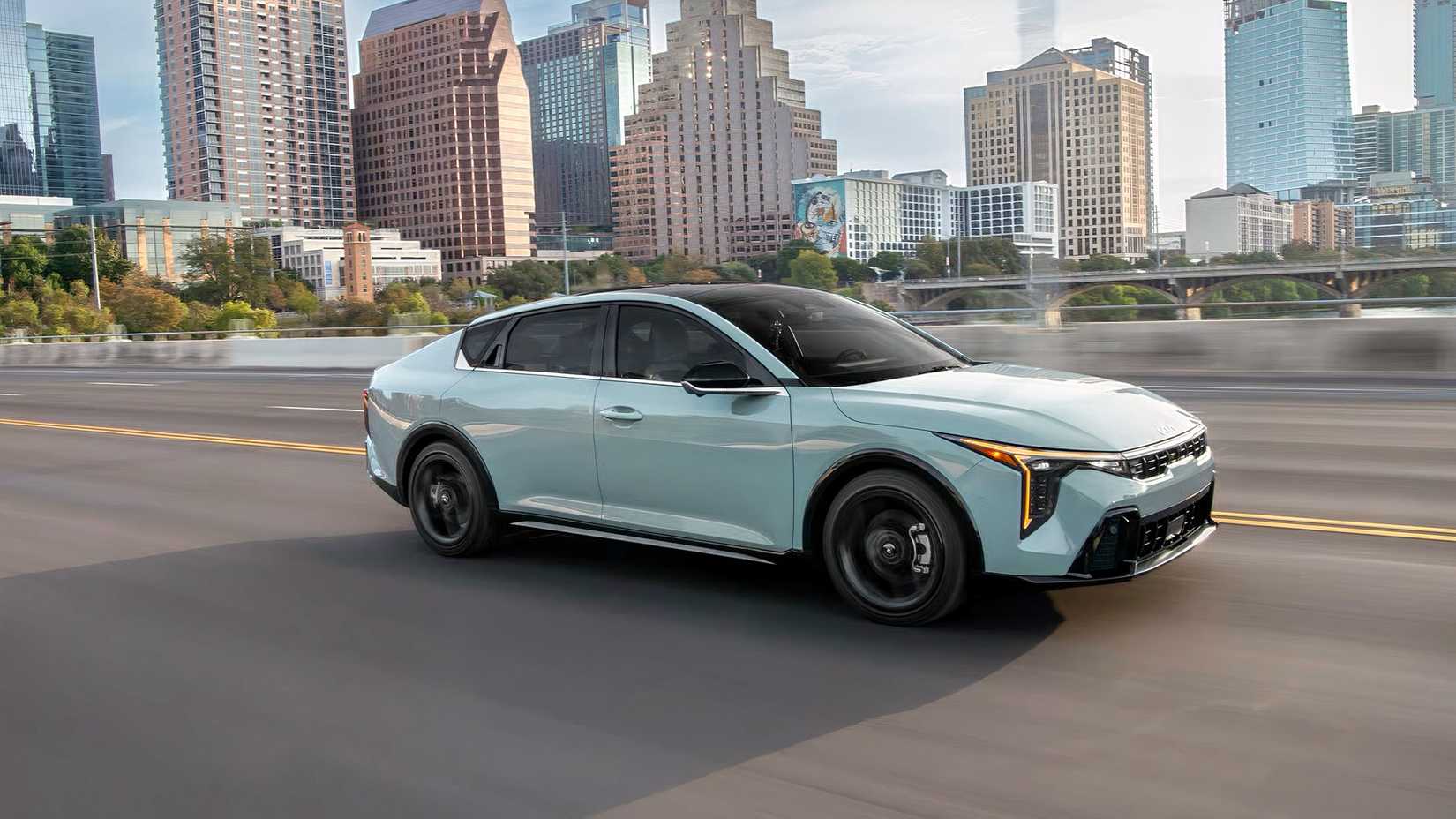 2026 Kia K4 GT Line Turbo action shot