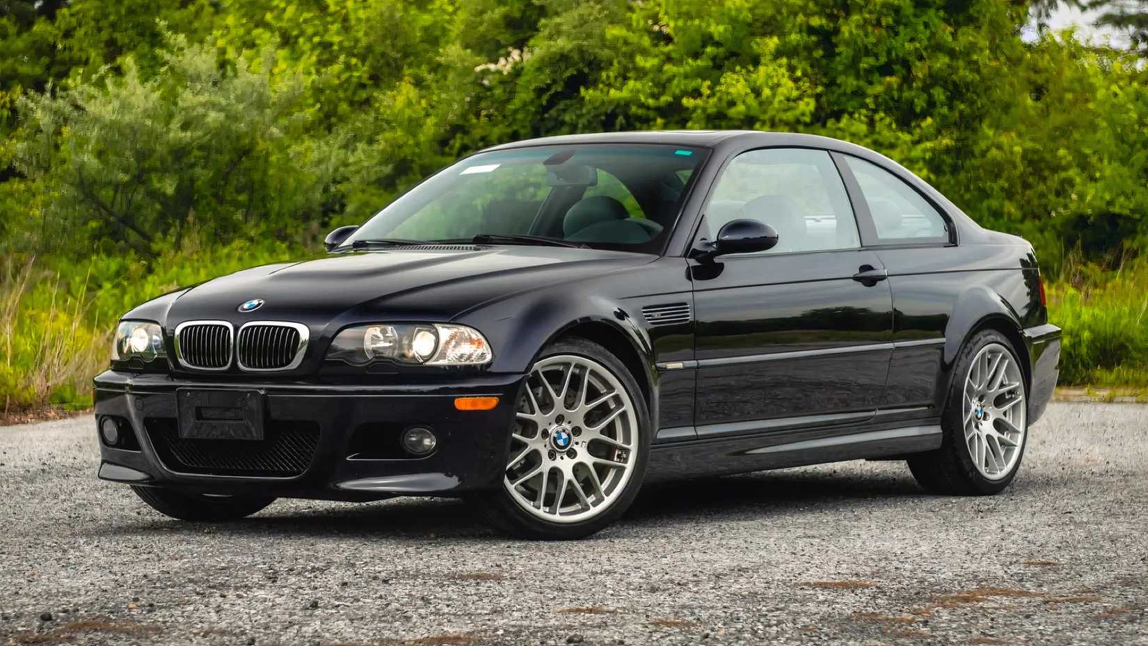2006 BMW M3 Competition in black parked