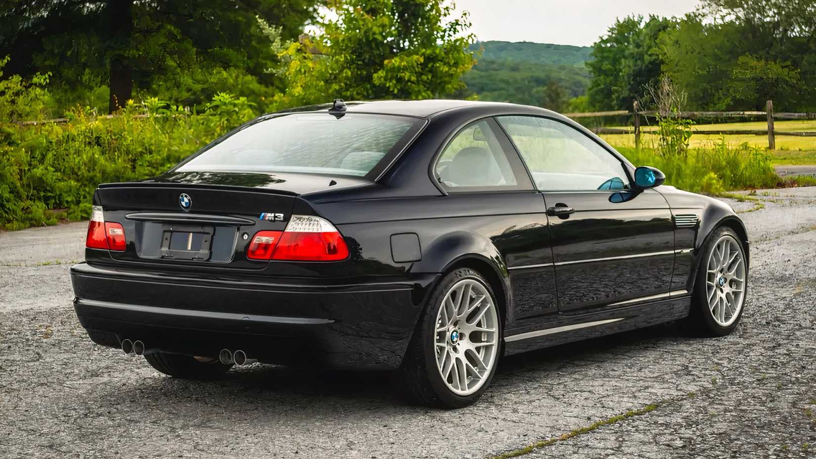 2006 BMW M3 Competition in black parked