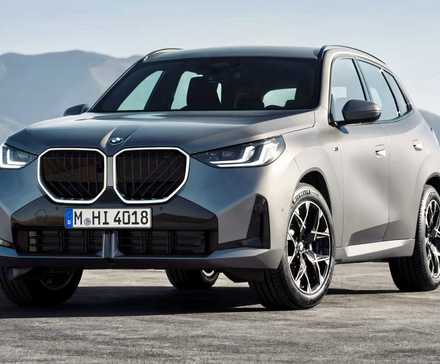 2025 BMW X3 in silver parked