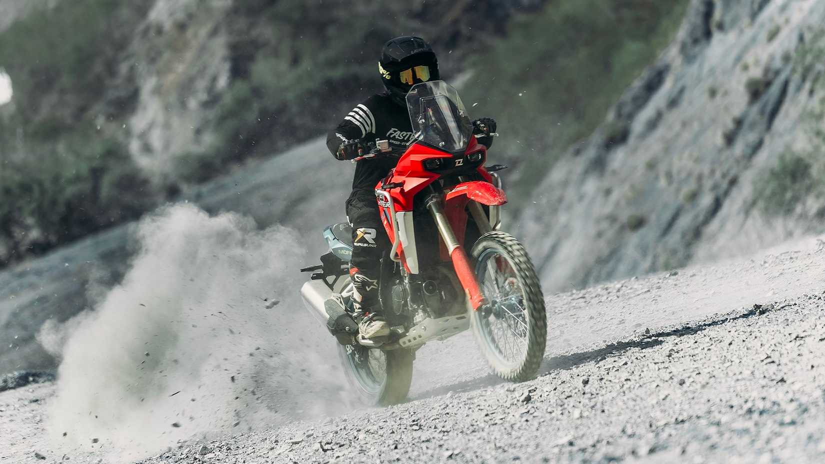 Kove 800X Rally Pro action