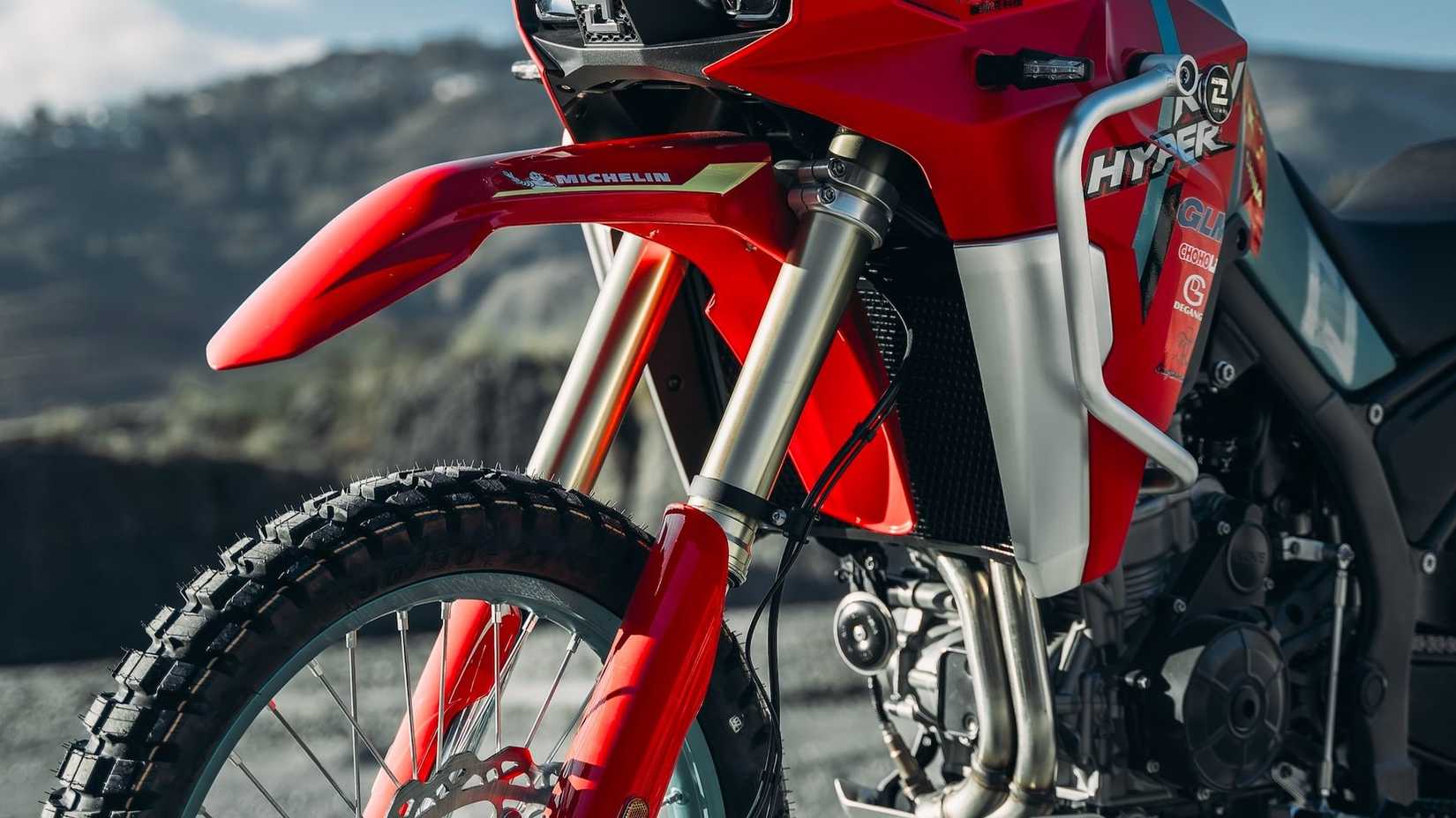 Detalhe do Kove 800X Rally Pro