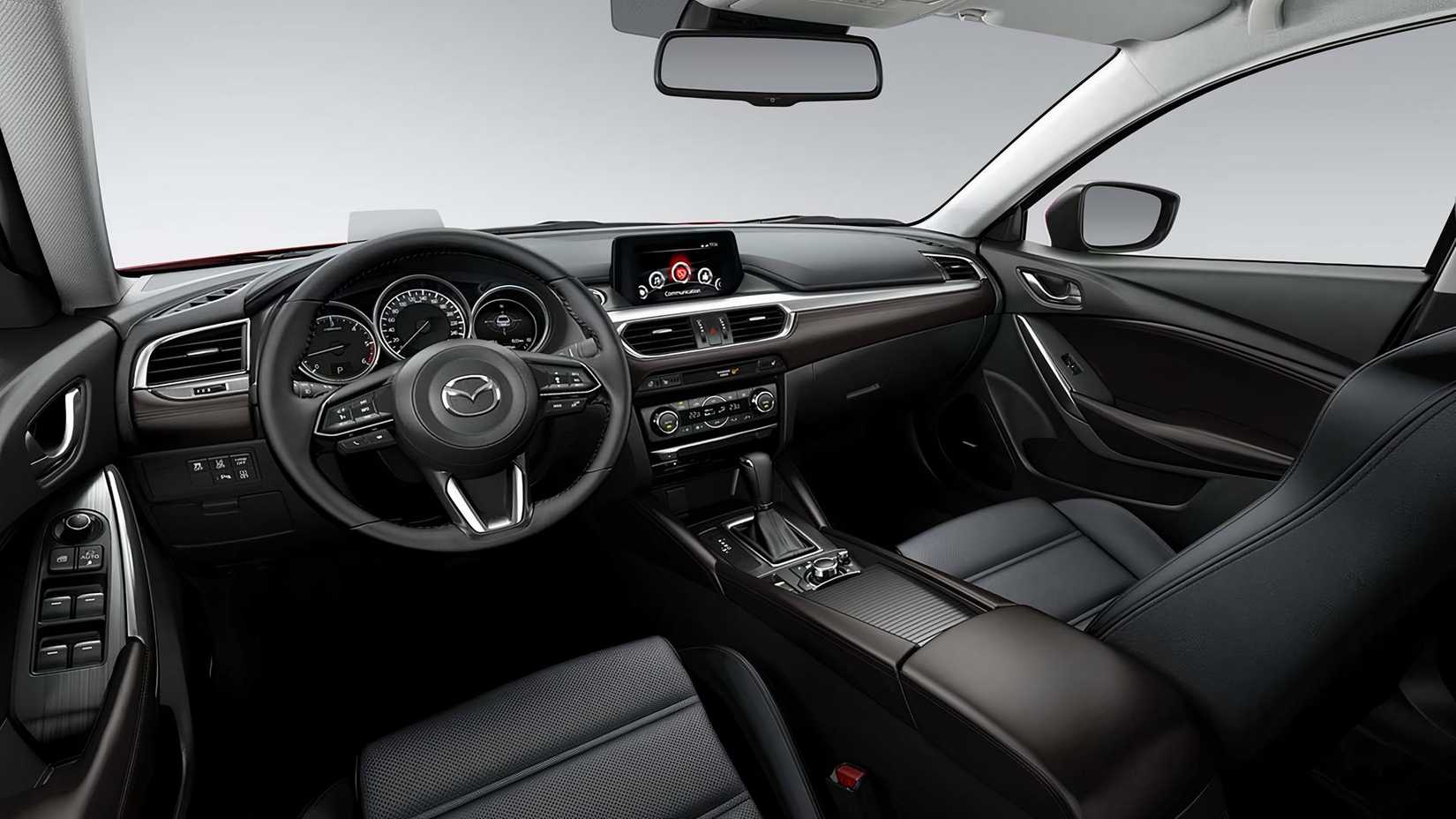 Interior of the 2016 Mazda 6