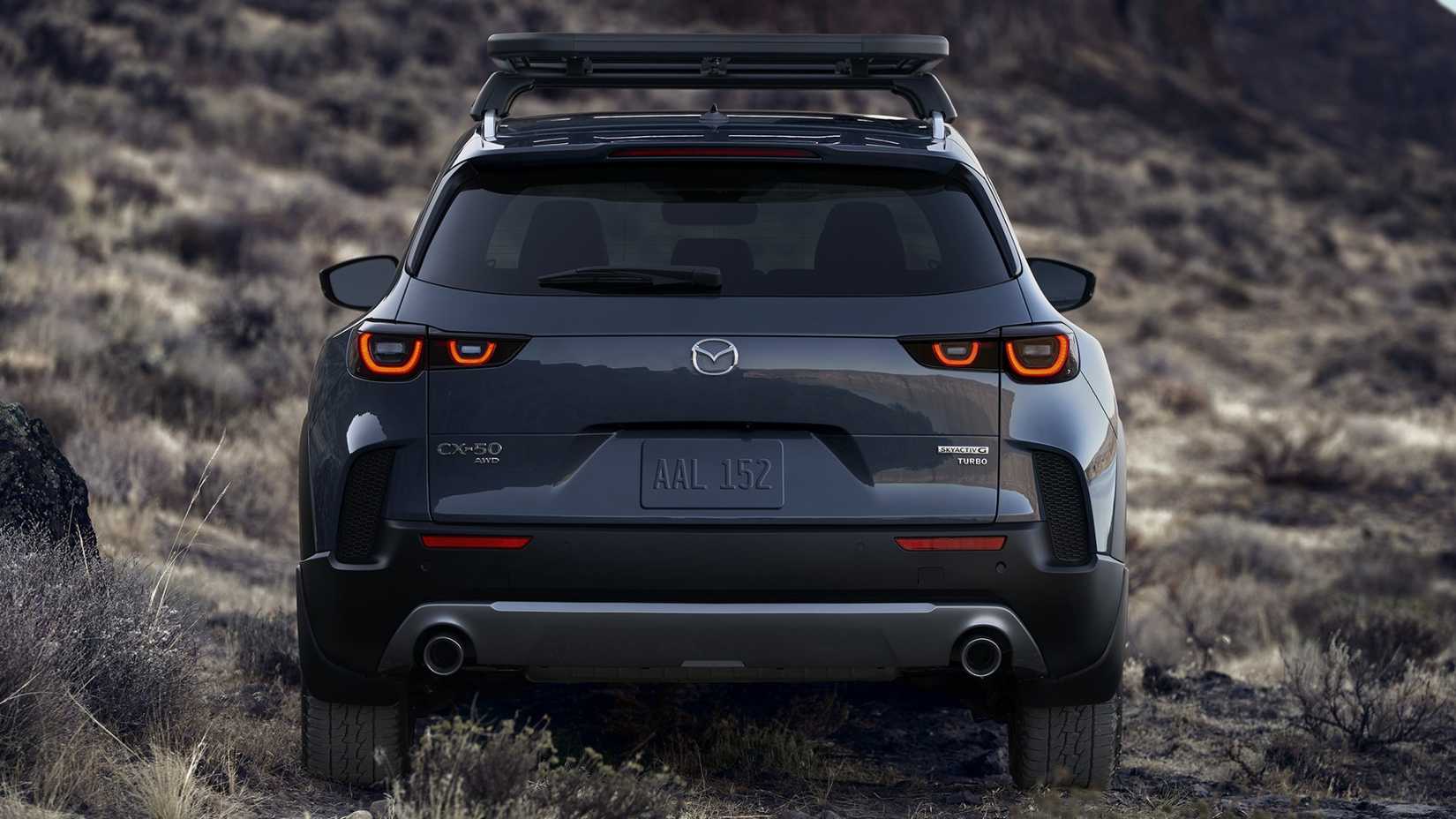 2026 Mazda CX-50 rear fascia view