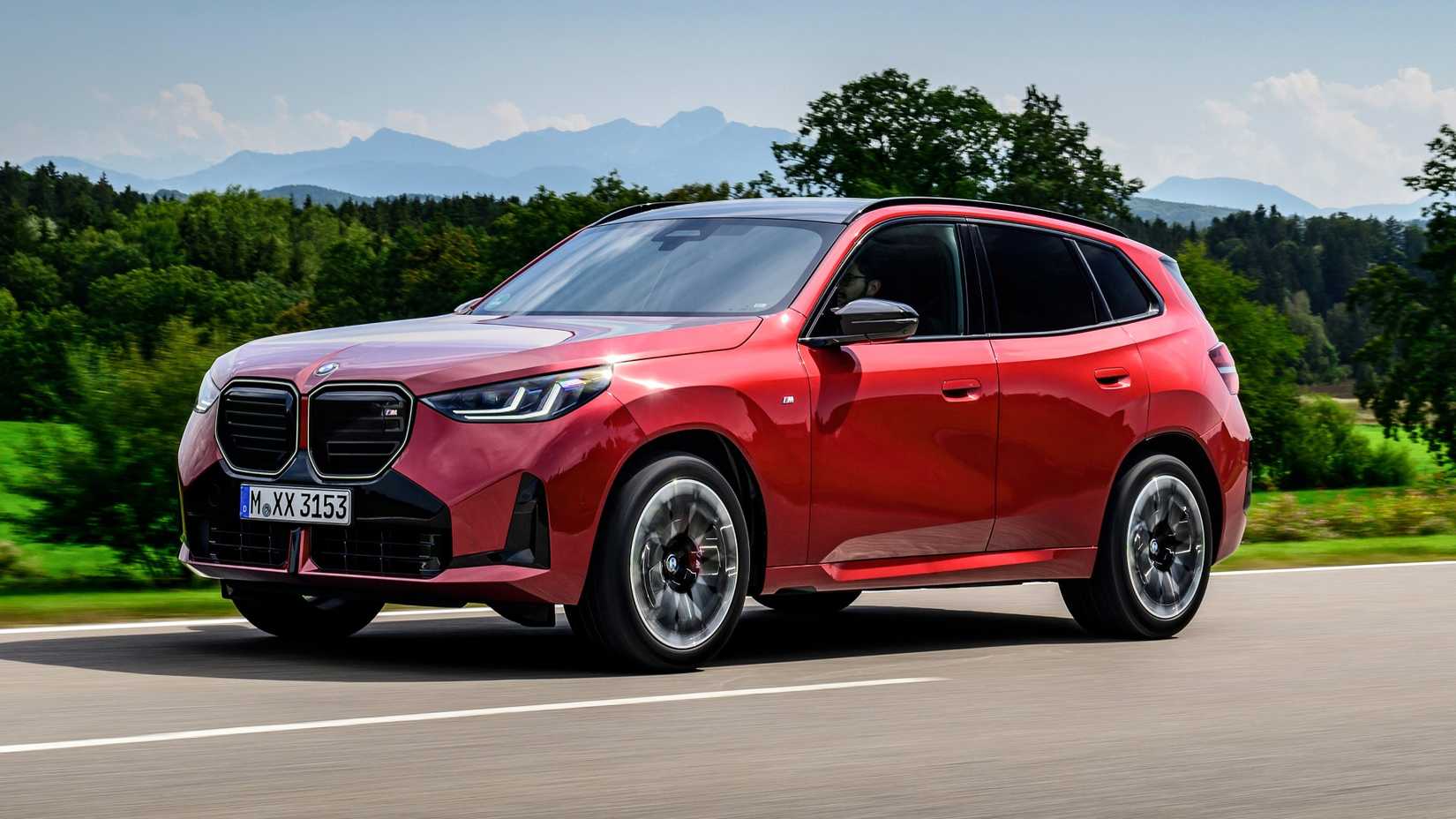 2026 BMW X3 M50 xDrive front third quarter view