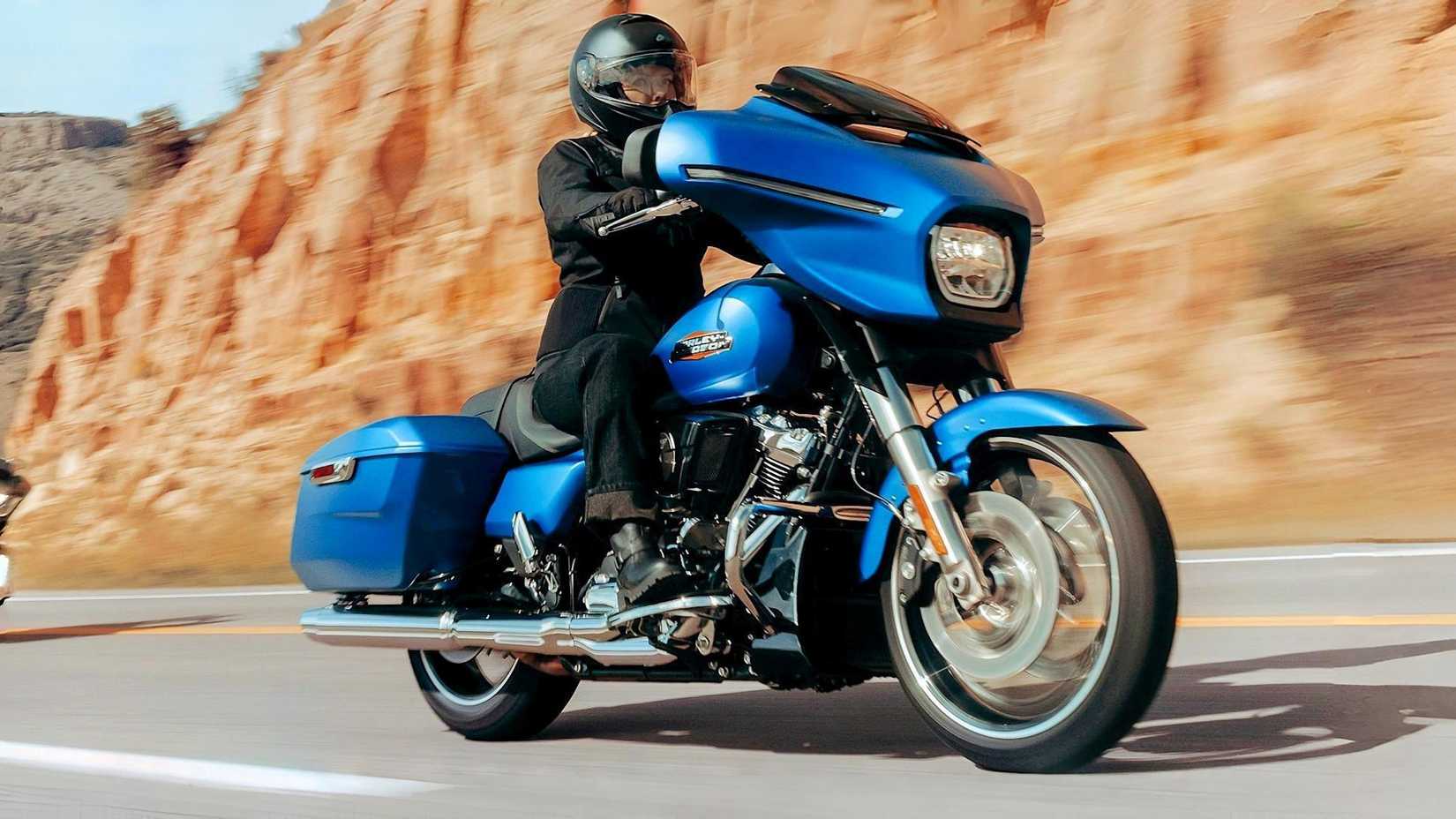 Rider on a 2026 Harley-Davidson Street Glide