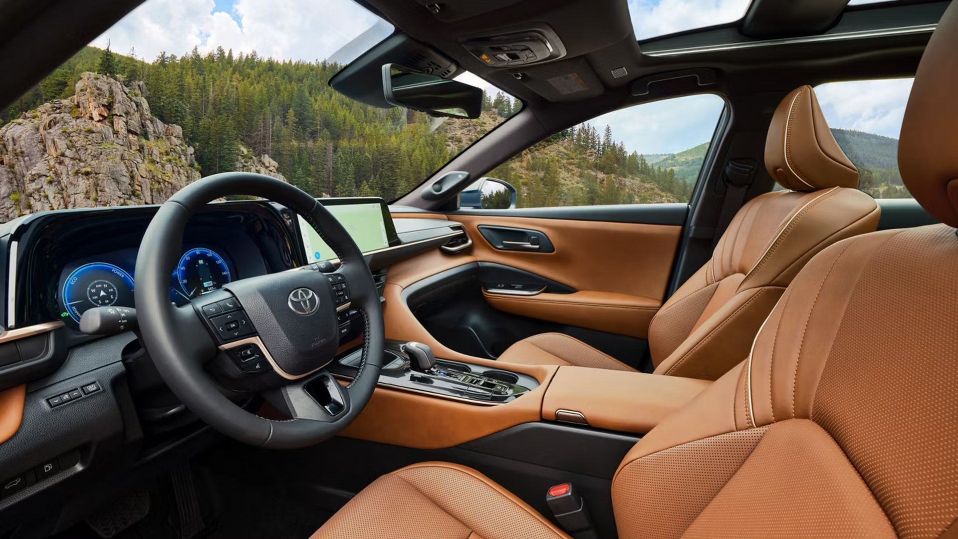 Interior do Toyota Crown Signia 2026