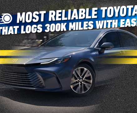 O veículo mais confiável da Toyota que registra 300 mil milhas com facilidade