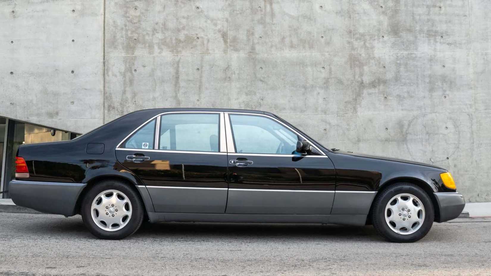 w140 side view