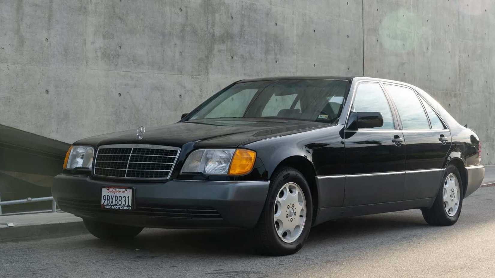 W140 three quarter front