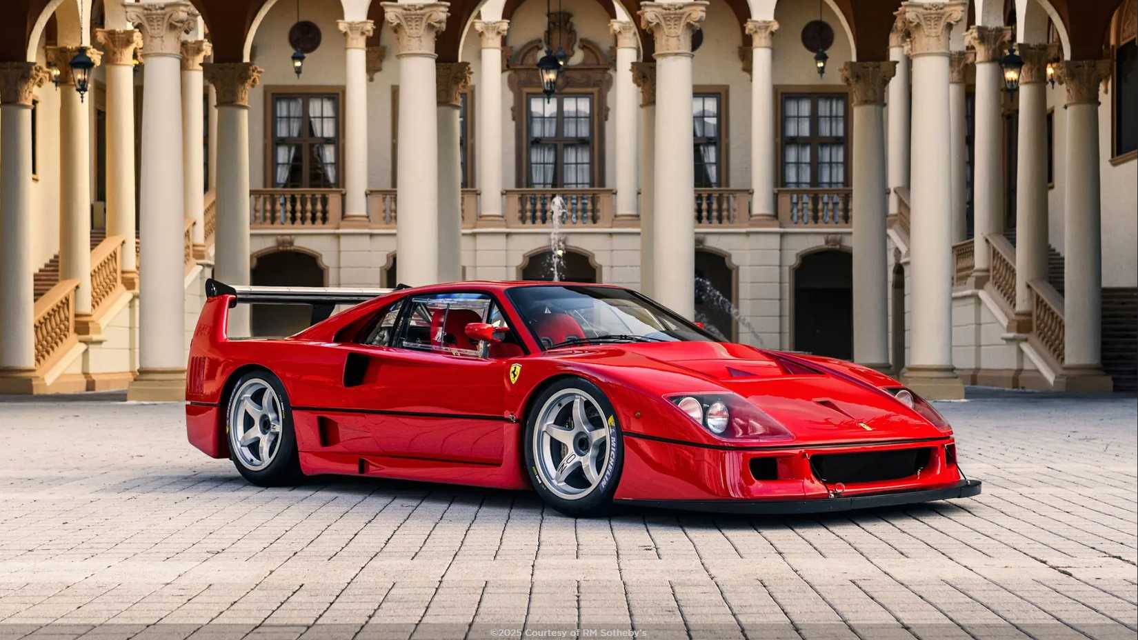 Red 1993 Ferrari F40 LM By Michelotto
