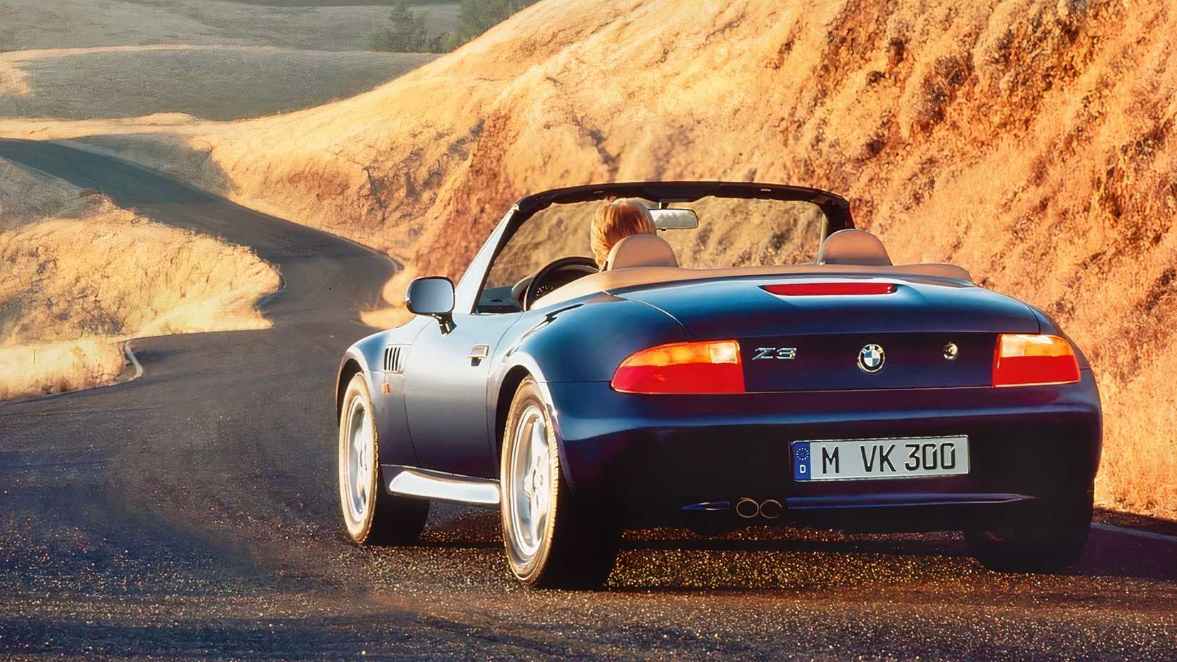 1996 BMW Z3 Neiman Marcus rear 3/4 driving shot