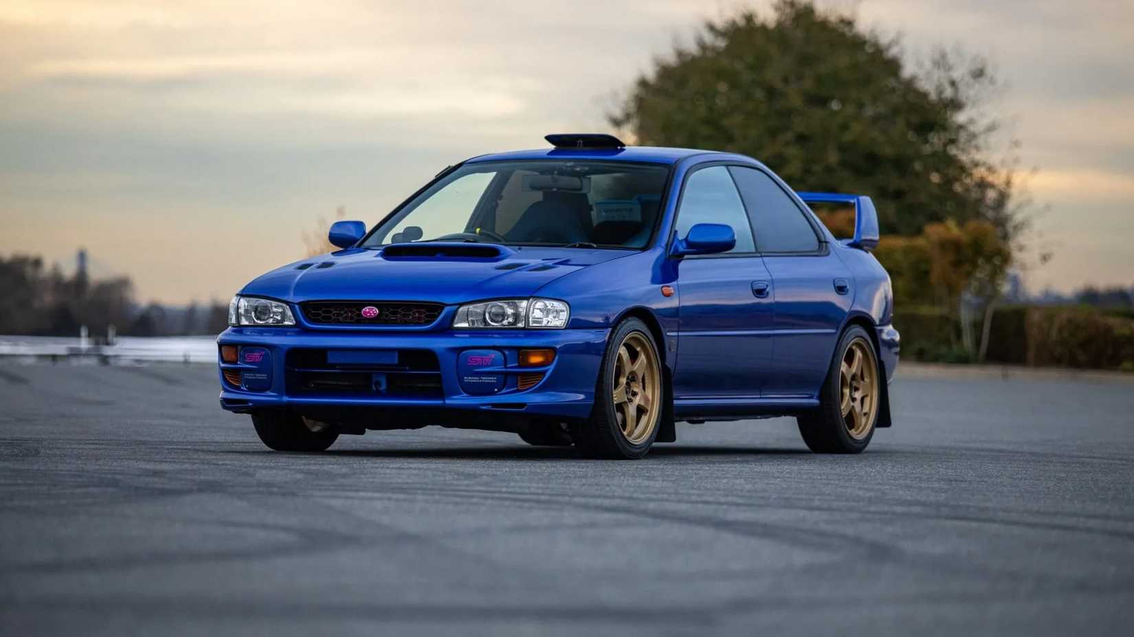 Blue 1999 Subaru Impreza WRX STi Version VI Type RA Limited
