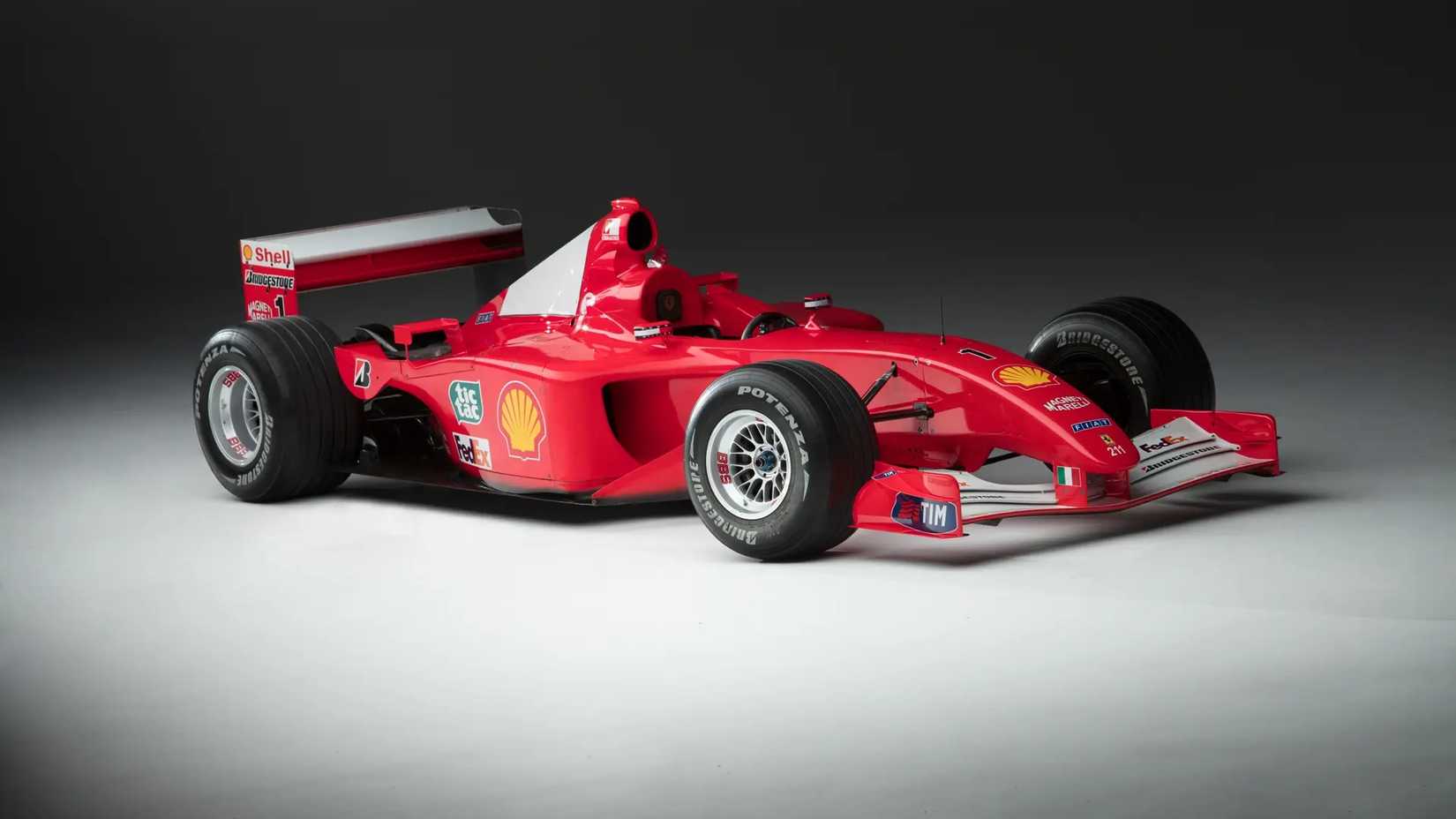 Red 2001 Ferrari F2001