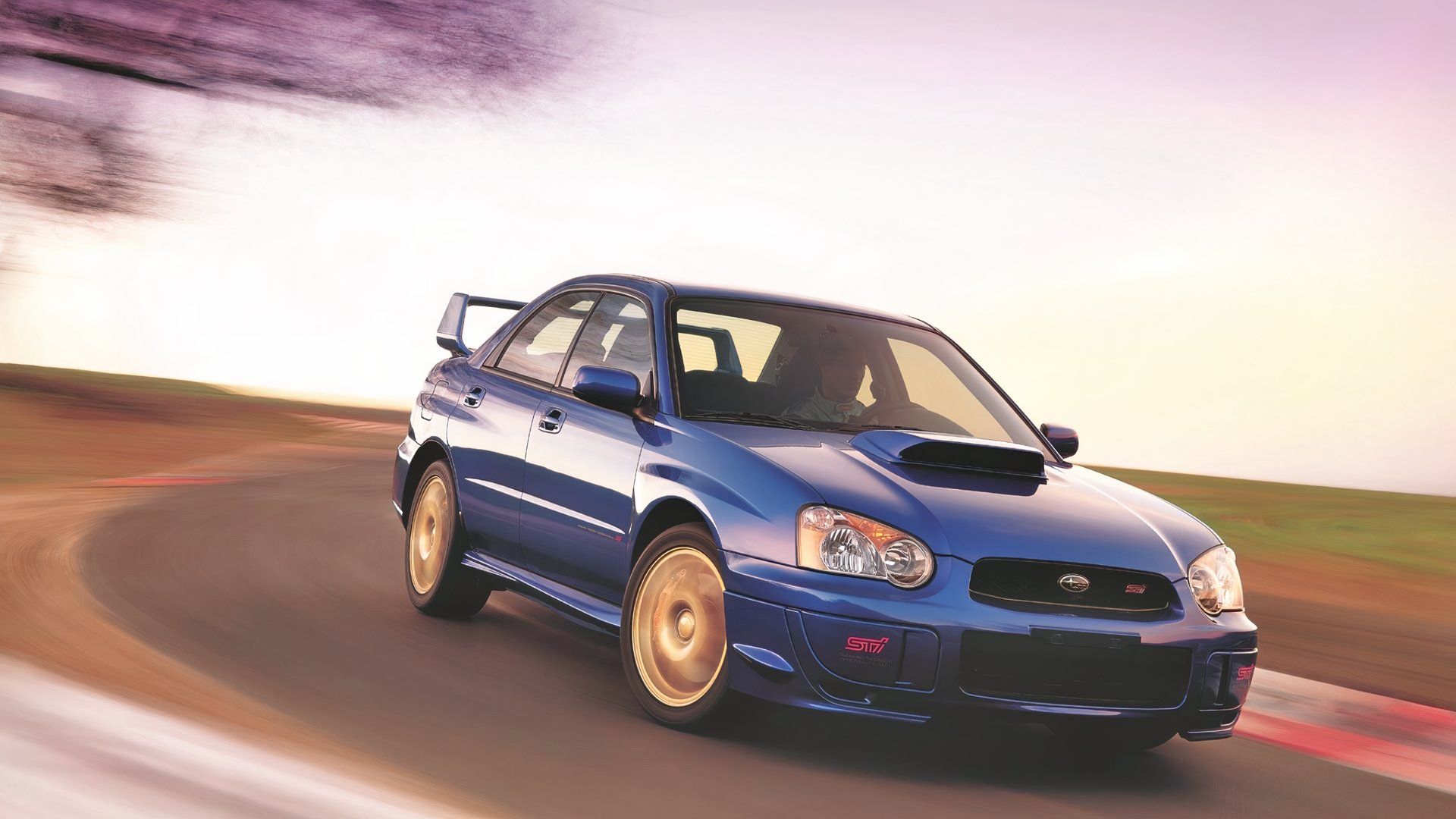 2004 Subaru WRX STi Track Shot