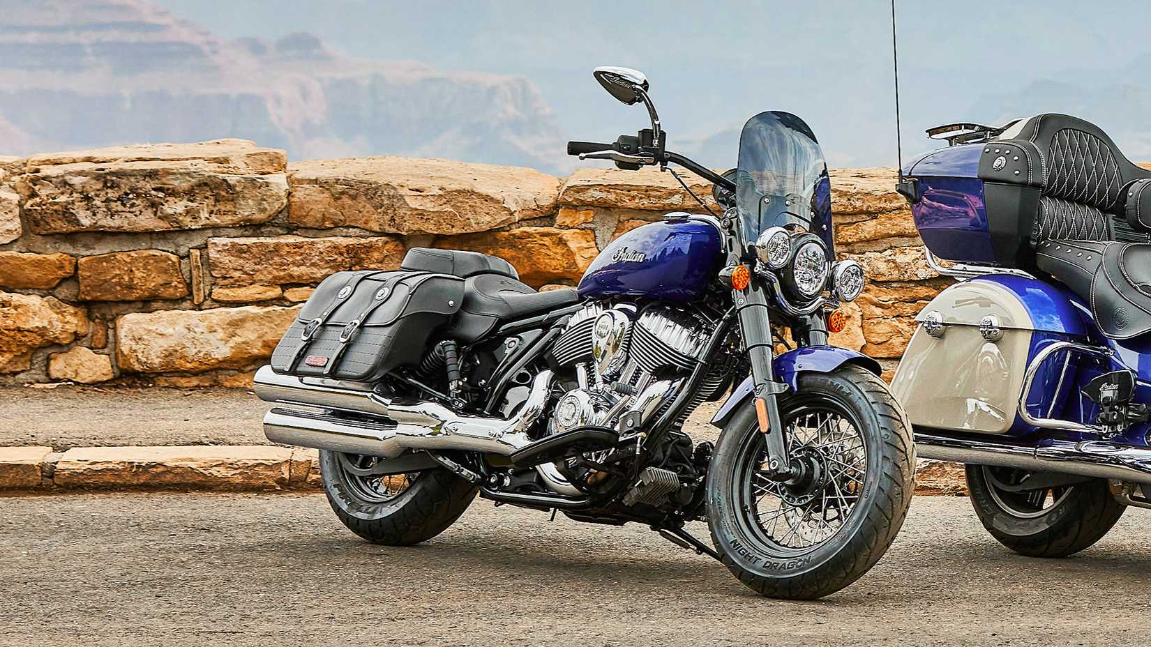 2025 Indian Super Chief Limited static front quarter shot