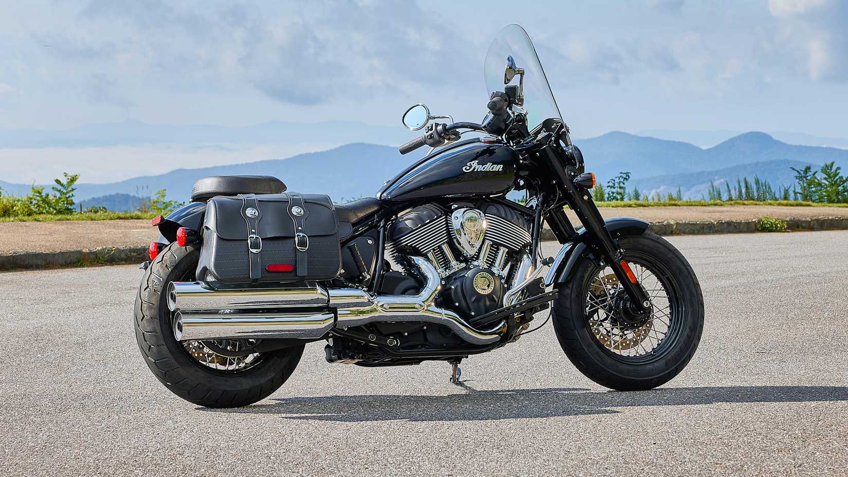 2025 Indian Super Chief static rear quarter shot