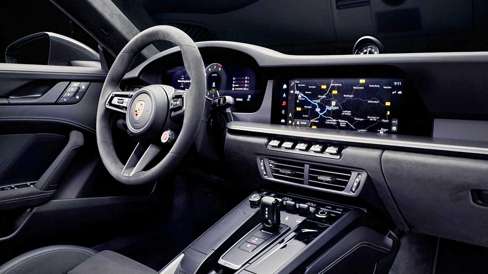 Foto do interior do Porsche 911 2025