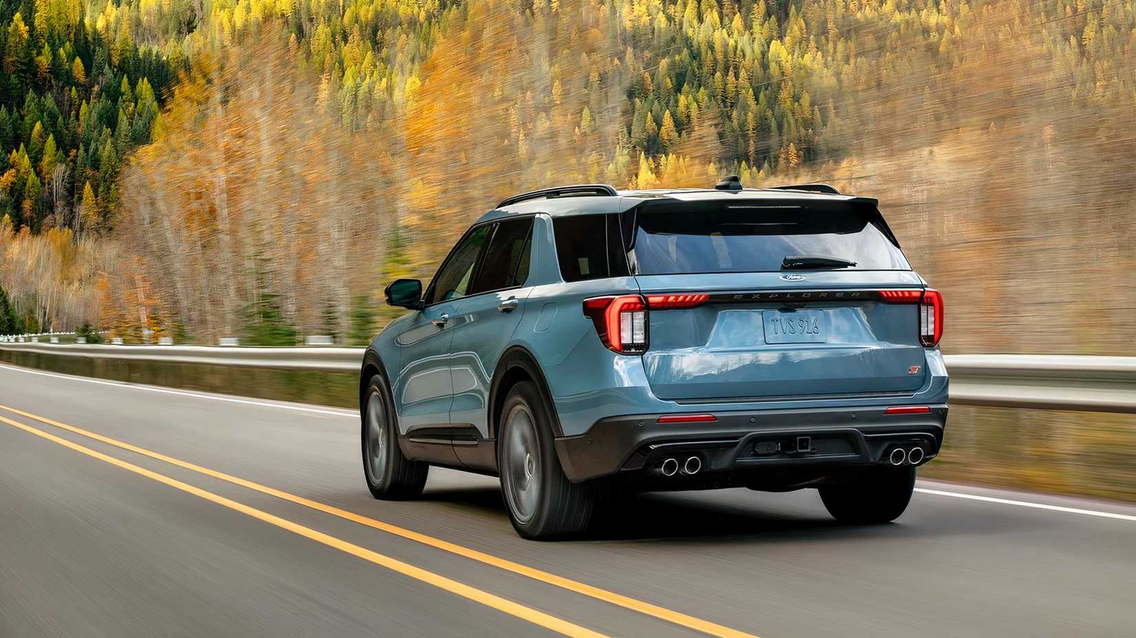 2026 Ford Explorer rear
