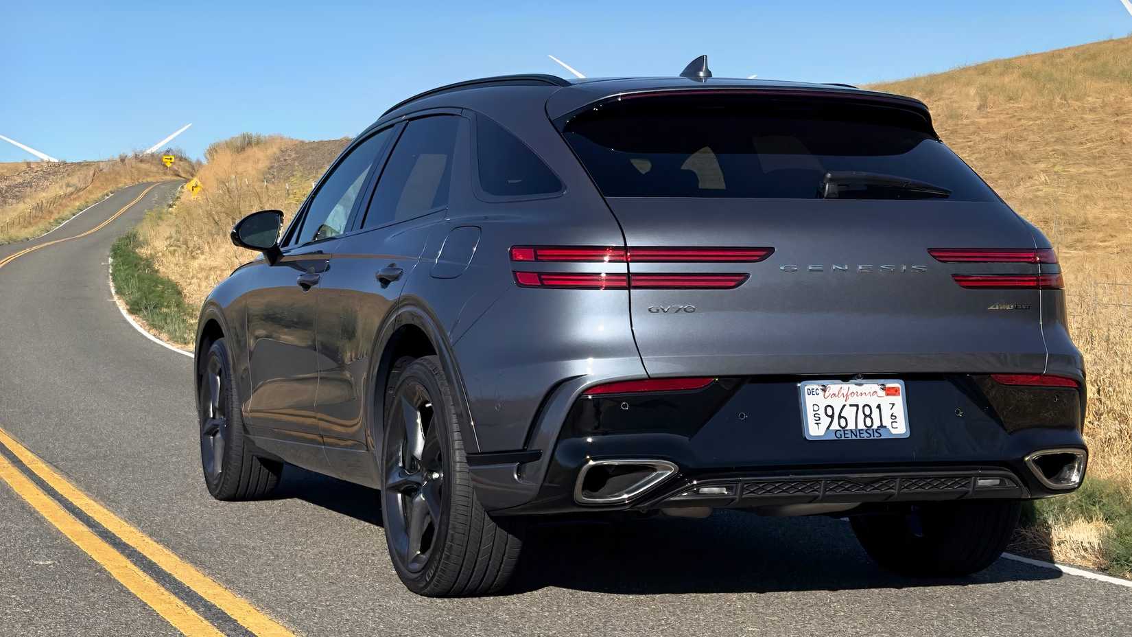 Genesis GV70 3.5T Sport Prestige AWD arrière 3/4 de 2026