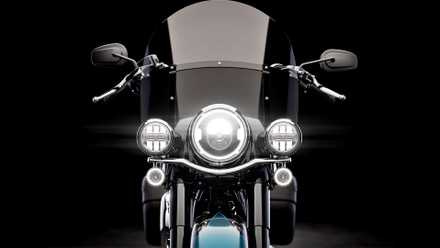 Frente clássica Harley-Davidson Heritage 2026