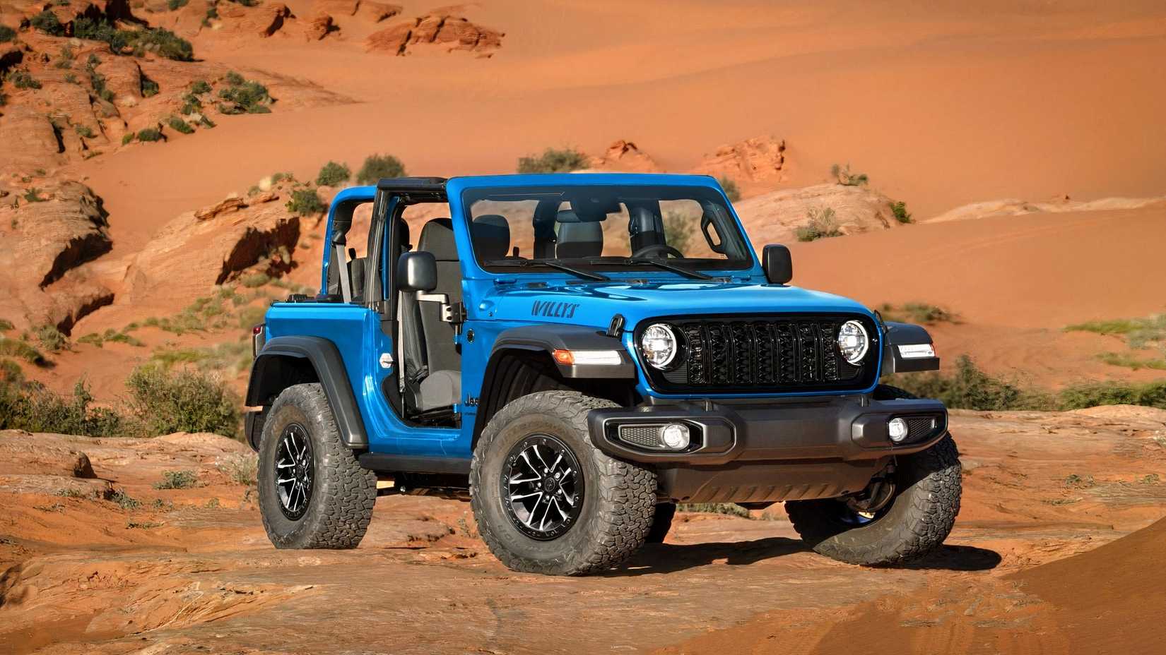 2026 Jeep Wrangler Willys frente 3/4 vista