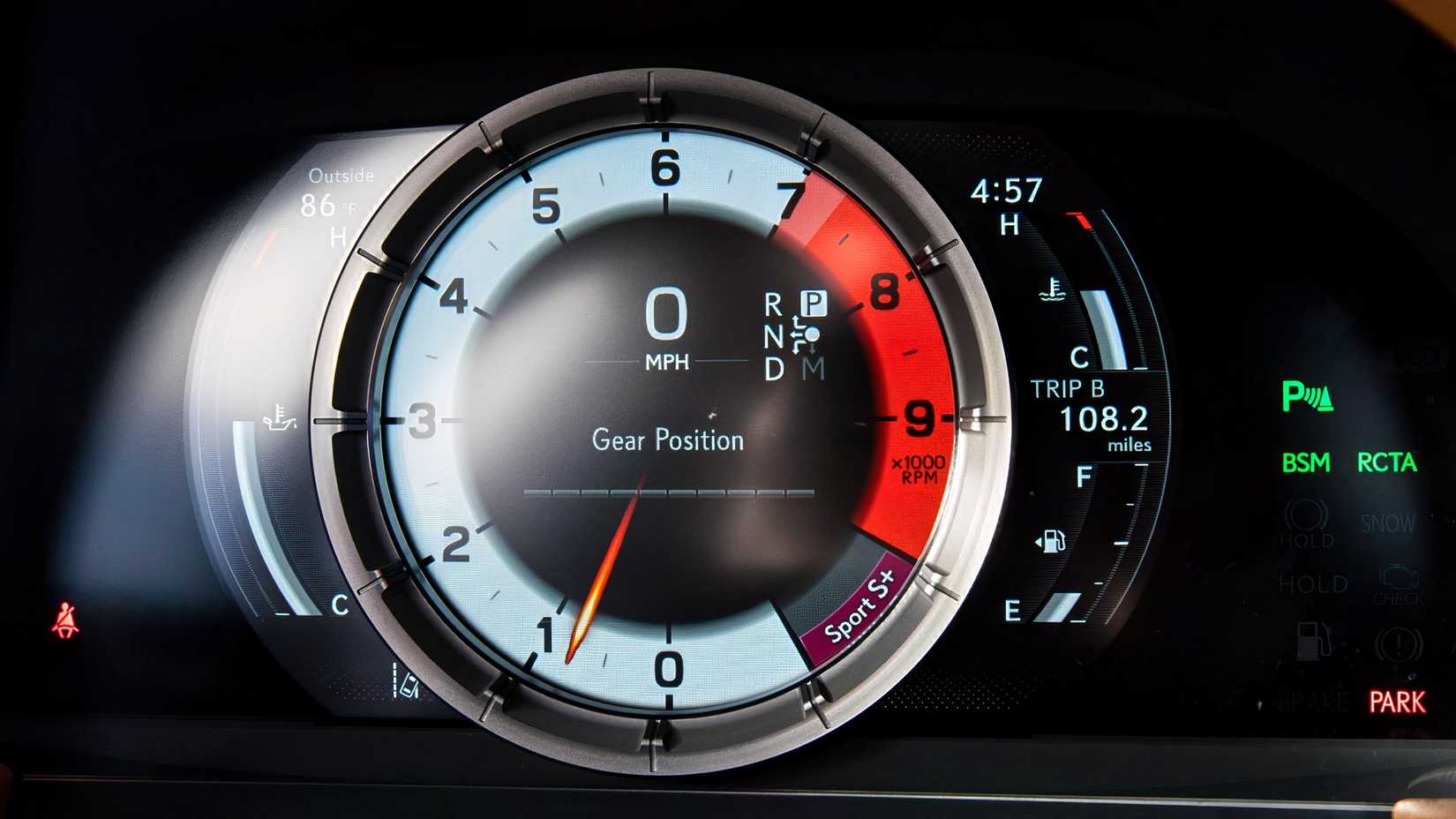 Painel Lexus LC 2026