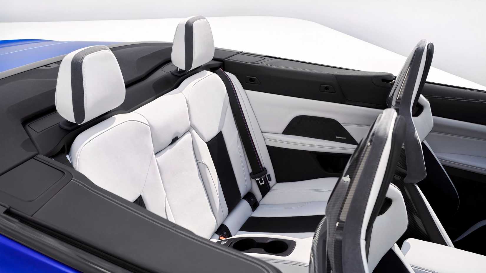 BMW M4 Competition Convertible back seats