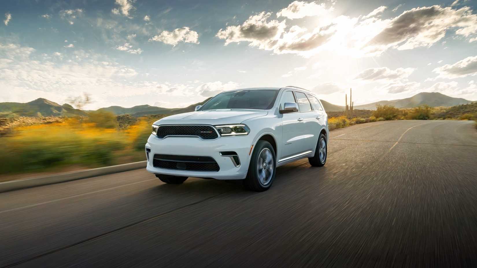 Dodge Durango frente 3/4 vista de direção
