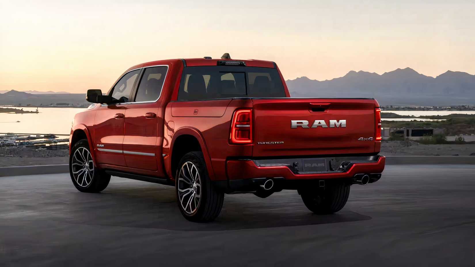 2026 Ram 1500 rear 3/4 shot