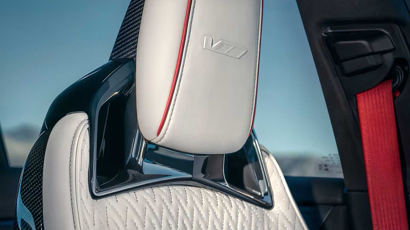 2026 Cadillac CT5-V Blackwing seat detailing