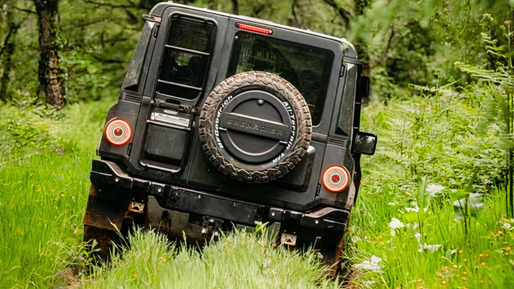 Ineos Grenadier driving off-road
