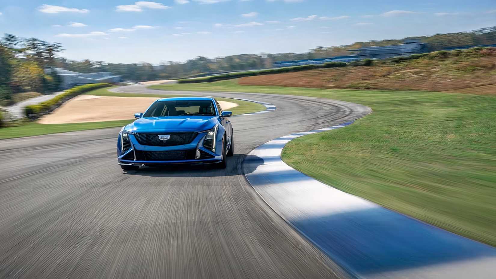2026 Cadillac CT5-V front action shot