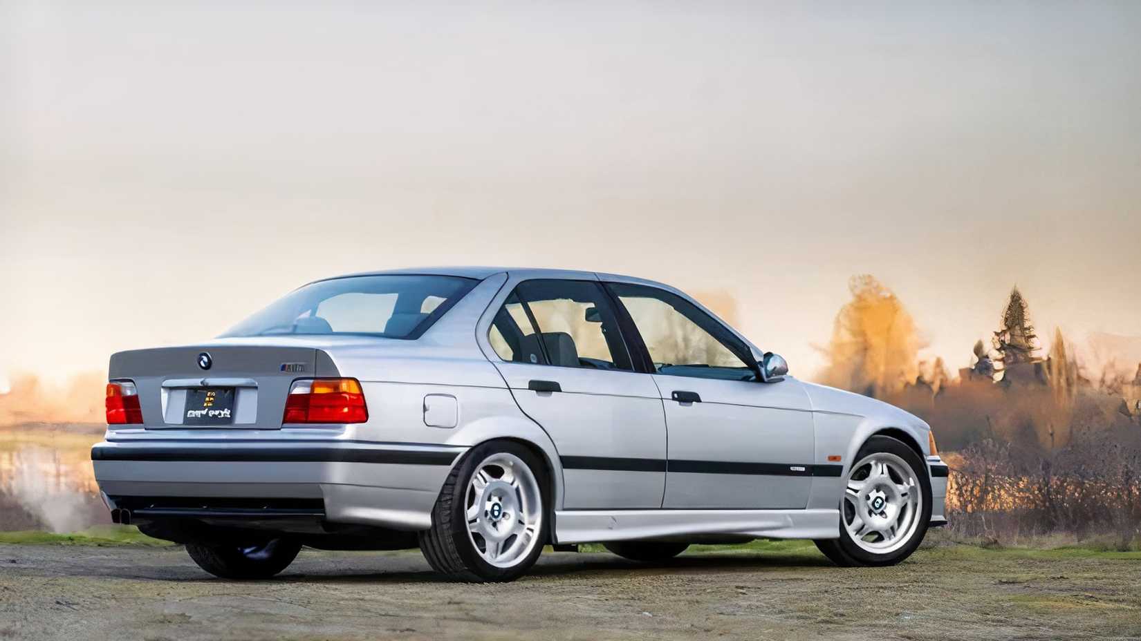 1998 BMW M3 rear 3/4 shot