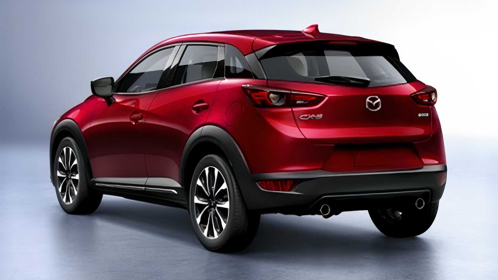 2019 Mazda CX-3 rear 3/4 shot