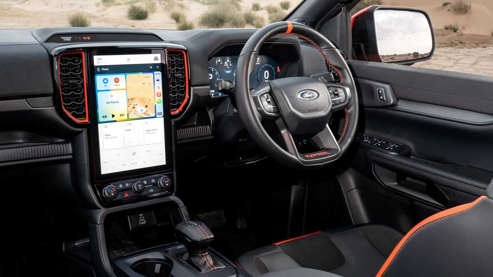 2025 Ford Ranger Raptor interior