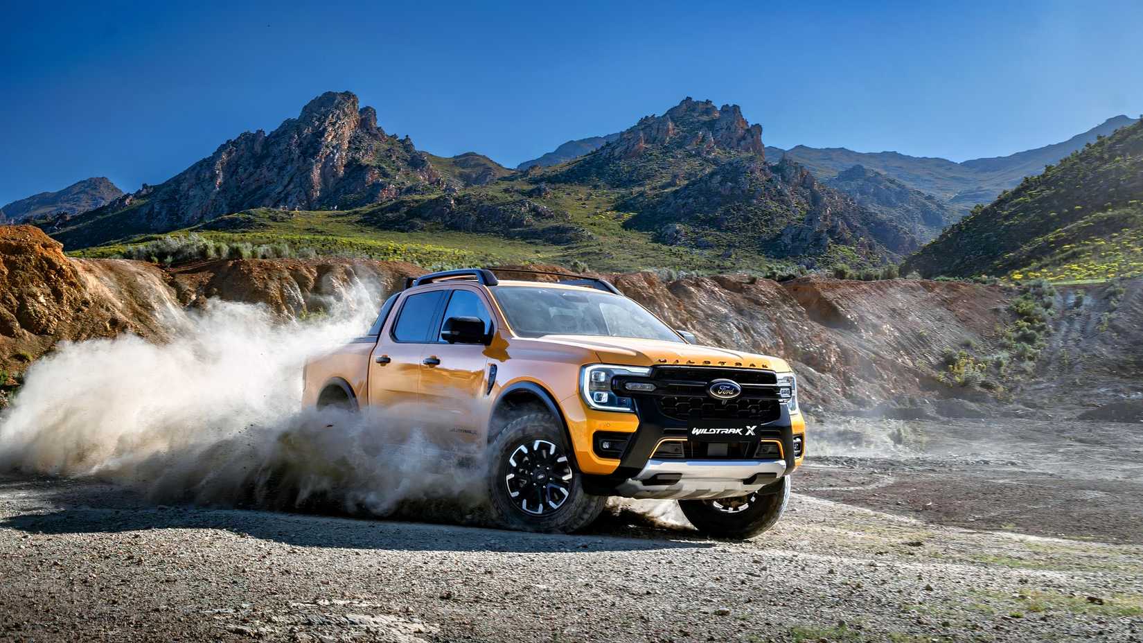 2025 Ford Ranger Wildrak X em laranja