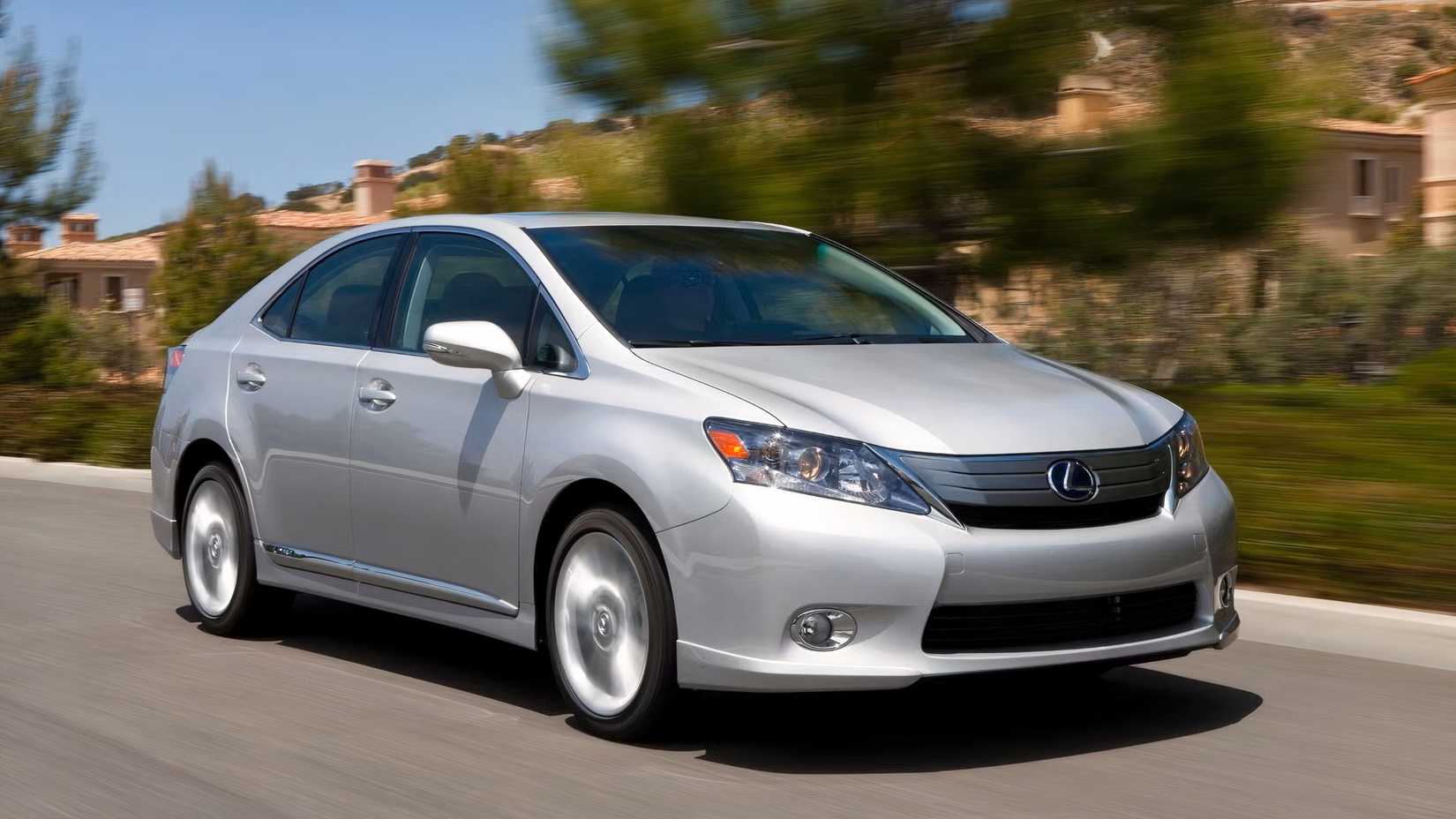 silver 2010 Lexus HS 250h front