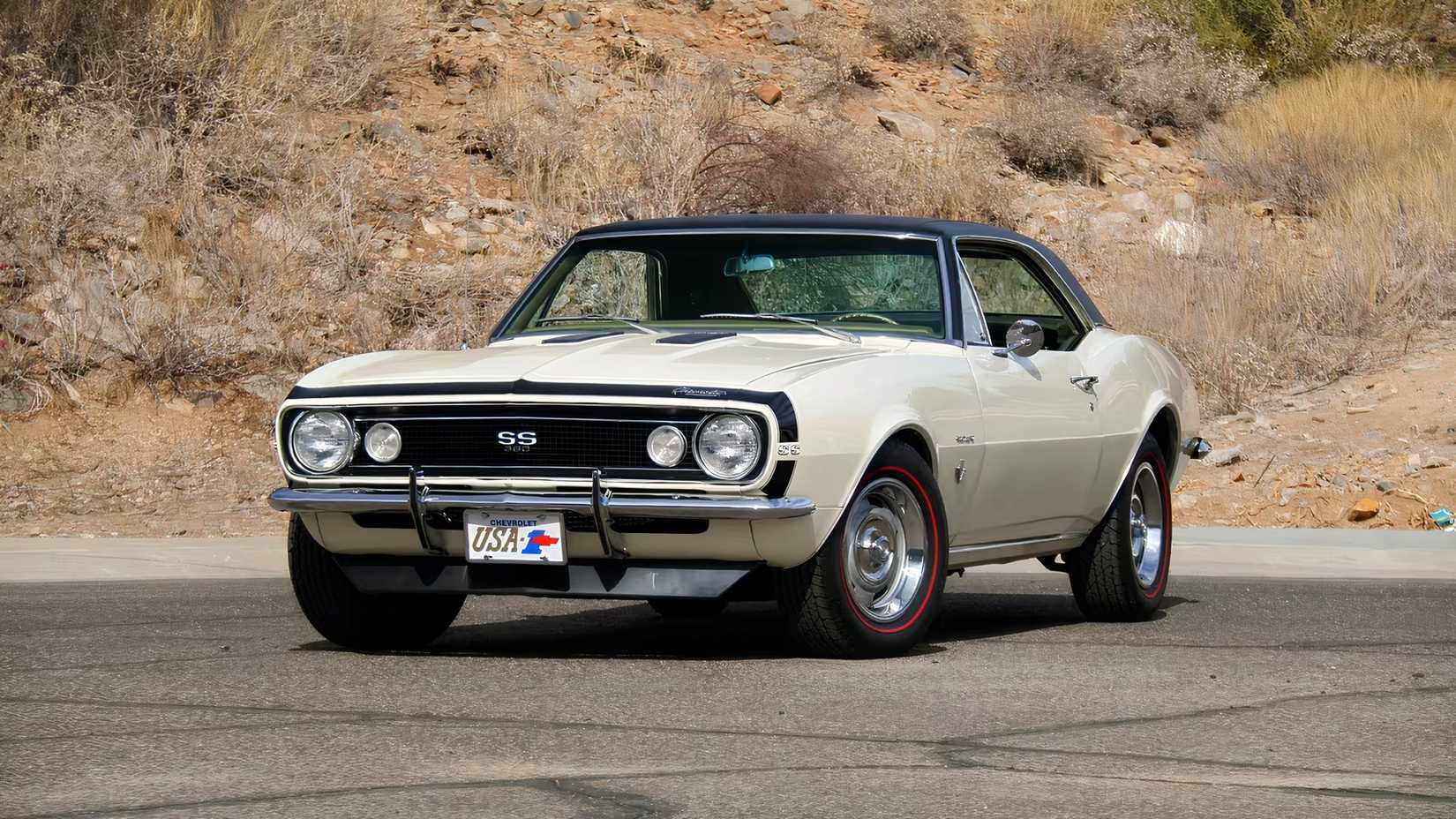 1967 Chevrolet Camaro SS, front 3/4