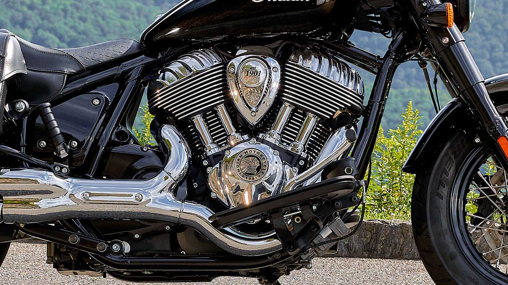 Motor Thunderstroke 116 em um Indian Super Chief Limited 2025