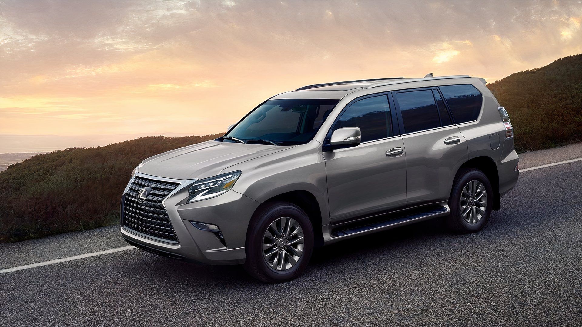 2021 Lexus GX 460, front 3/4 shot parked on the road